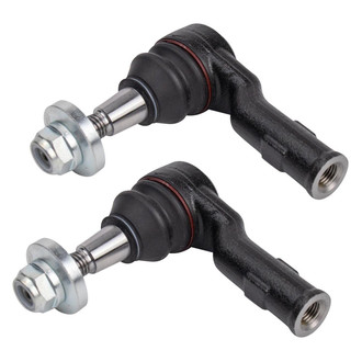 TRQ® - Front Driver and Passenger Side Outer Steering Tie Rod End Kit
