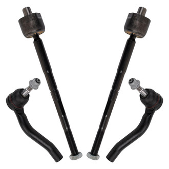 TRQ® - Front Inner and Outer Steering Tie Rod End Kit
