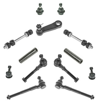TRQ® - Front Pitman Arm and Suspension Kit