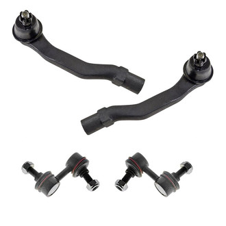 TRQ® - Front Steering Tie Rods and Suspension Kit