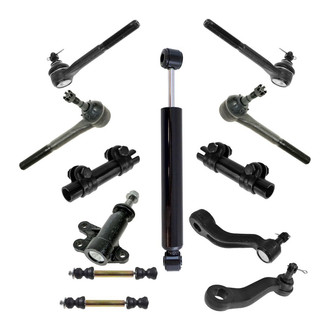 TRQ® - Front Steering Tie Rods and Suspension Kit
