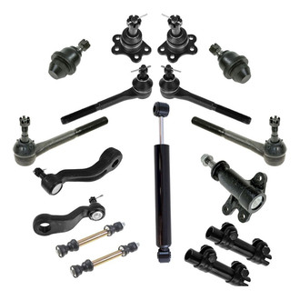 TRQ® - Front Steering Tie Rods and Suspension Kit
