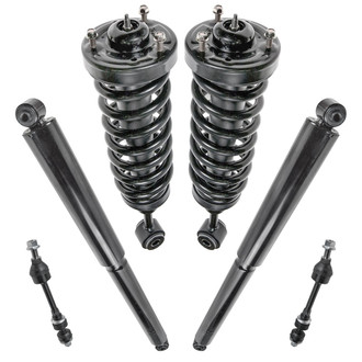 TRQ® - Front and Rear Shock Absorber and Suspension Kit