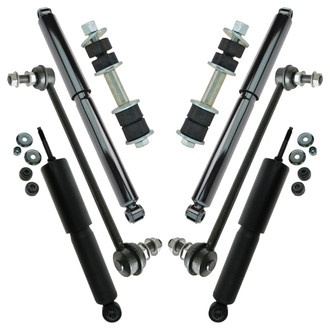 TRQ® - Front and Rear Shock Absorber and Suspension Kit