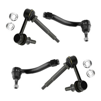 TRQ® - Front Steering Tie Rods and Suspension Kit