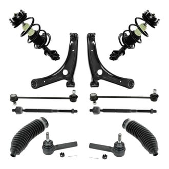 TRQ® - Front Driver Side Shock Absorber and Suspension Kit