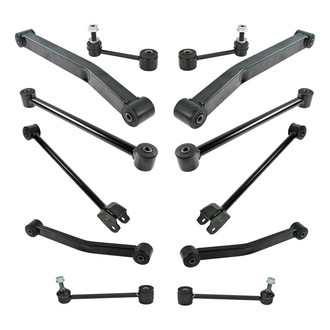 TRQ® - Front and Rear Control Arm and Suspension Kit