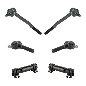 TRQ® - Front Driver and Passenger Side Inner and Outer Steering Tie Rod End Kit