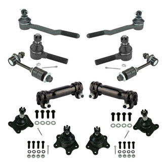 TRQ® - Front Steering Tie Rods and Suspension Kit