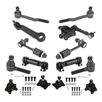 TRQ® - Front Steering Tie Rods and Suspension Kit