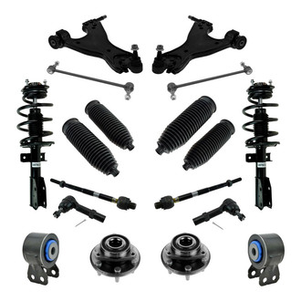 TRQ® - Front Shock Absorber and Suspension Kit