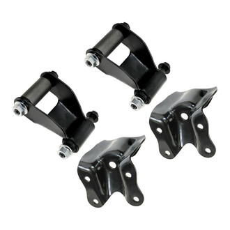 TRQ® - Rear Leaf Spring Shackle and Bracket Kit