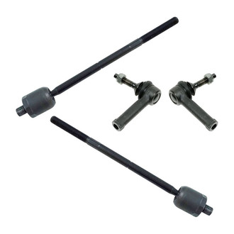 TRQ® - Front Driver and Passenger Side Steering Tie Rod End Kit