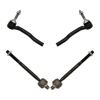 TRQ® - Front Driver and Passenger Side Steering Tie Rod End Kit