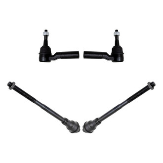 TRQ® - Front Inner and Outer Steering Tie Rod End Kit