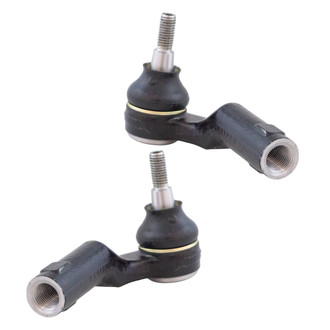 TRQ® - Front Driver and Passenger Side Outer Steering Tie Rod End Kit