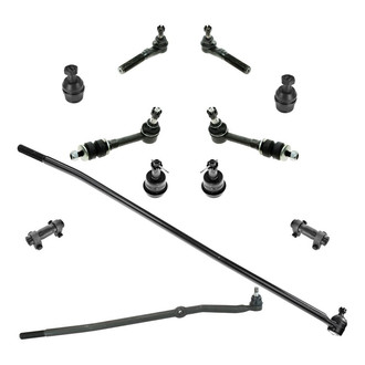 TRQ® - Front Steering Tie Rods and Suspension Kit