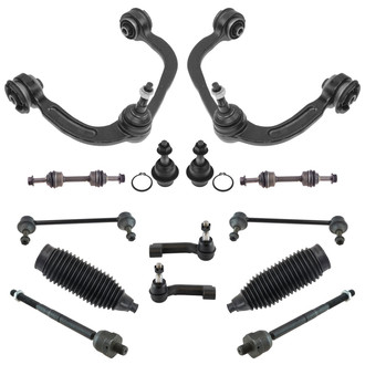 TRQ® - Front and Rear Control Arm and Suspension Kit