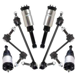 TRQ® - Front and Rear Air Shocks and Suspension Kit