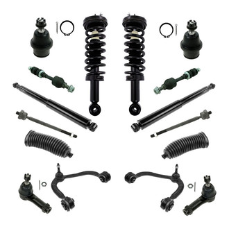 TRQ® - Front and Rear Shock Absorber and Suspension Kit