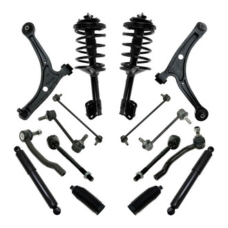 TRQ® - Front and Rear Shock Absorber and Suspension Kit