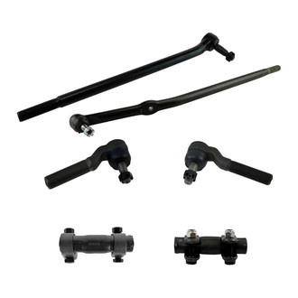 TRQ® - Front Driver and Passenger Side Steering Tie Rod End Kit