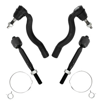 TRQ® - Front Steering Tie Rod End Kit