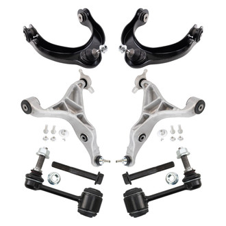 TRQ® - Front Driver and Passenger Side Control Arm and Suspension Kit