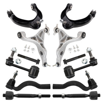 TRQ® - Front Driver and Passenger Side Ball Joint and Suspension Kit