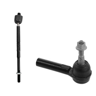 TRQ® - Front Inner and Outer Steering Tie Rod End Kit