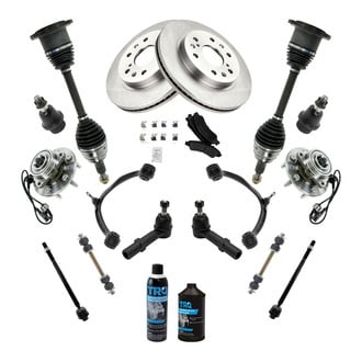 TRQ® - Front Brake Rotor and Suspension Kit