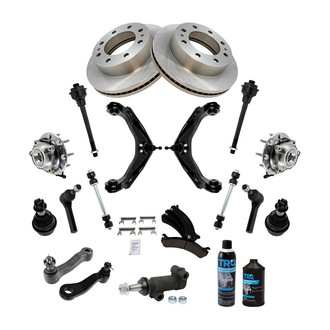 TRQ® - Front Brake Rotor and Suspension Kit