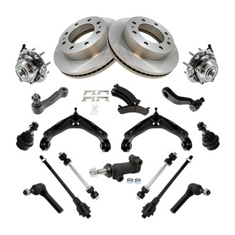 TRQ® - Front Brake Rotor and Suspension Kit