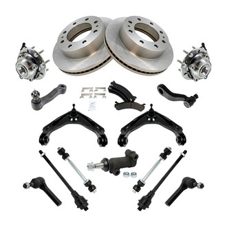 TRQ® - Front Brake Rotor and Suspension Kit