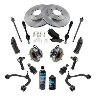 TRQ® - Front Brake Rotor and Suspension Kit