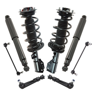 TRQ® - Front and Rear Shock Absorber and Suspension Kit