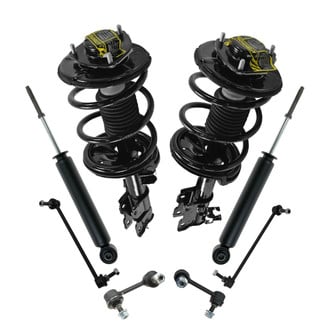 TRQ® - Front and Rear Shock Absorber and Suspension Kit