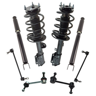 TRQ® - Front and Rear Shock Absorber and Suspension Kit