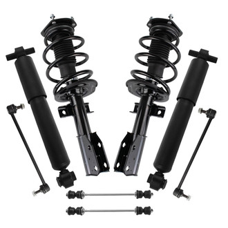TRQ® - Front and Rear Shock Absorber and Suspension Kit