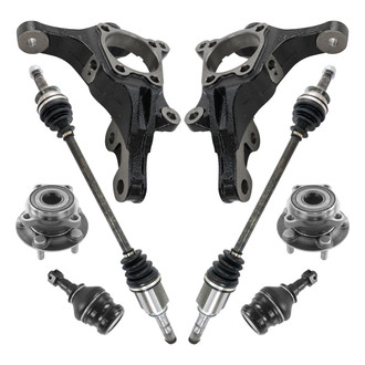 TRQ® - Front Axle Shaft and Suspension Kit
