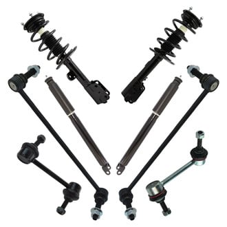 TRQ® - Front and Rear Shock Absorber and Suspension Kit