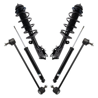 TRQ® - Front and Rear Shock Absorber and Suspension Kit