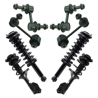 TRQ® - Front and Rear Shock Absorber and Suspension Kit