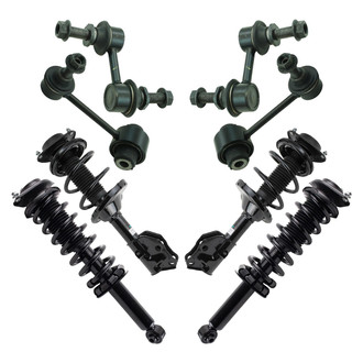 TRQ® - Front and Rear Shock Absorber and Suspension Kit