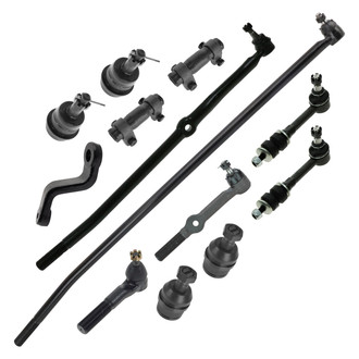 TRQ® - Front Steering Tie Rods and Suspension Kit