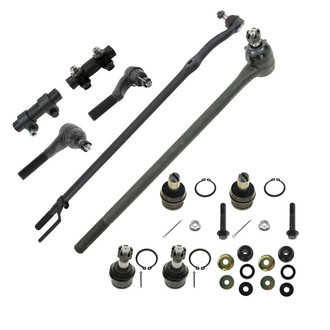 TRQ® - Front Steering Tie Rods and Suspension Kit