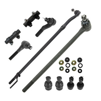 TRQ® - Front Steering Tie Rods and Suspension Kit