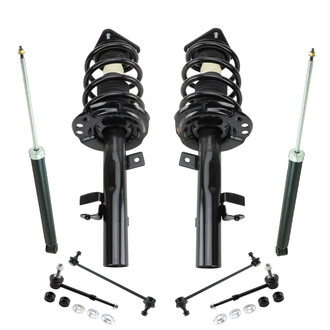 TRQ® - Front and Rear Shock Absorber and Suspension Kit