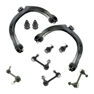 TRQ® - Front and Rear Control Arm and Suspension Kit