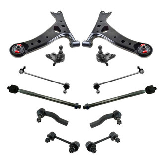 TRQ® - Front and Rear Control Arm and Suspension Kit